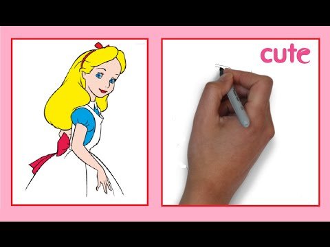 Раскадровка Алиса в стране чудес