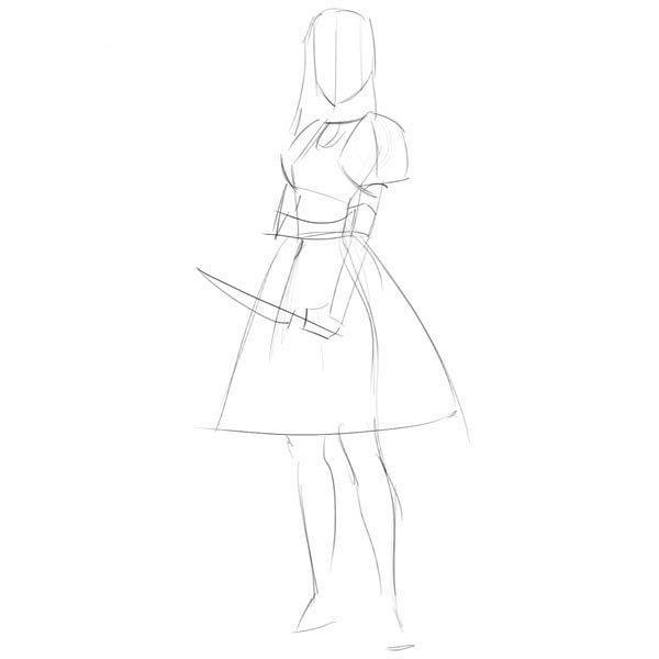 Как нарисовать Алису в стране