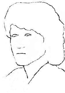 Рисунок Виктор Цой очень легко