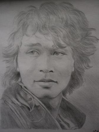 Виктор Цой портрет