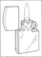 Зажигалка Zippo эскиз