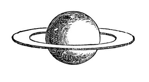 Сатурн в графике