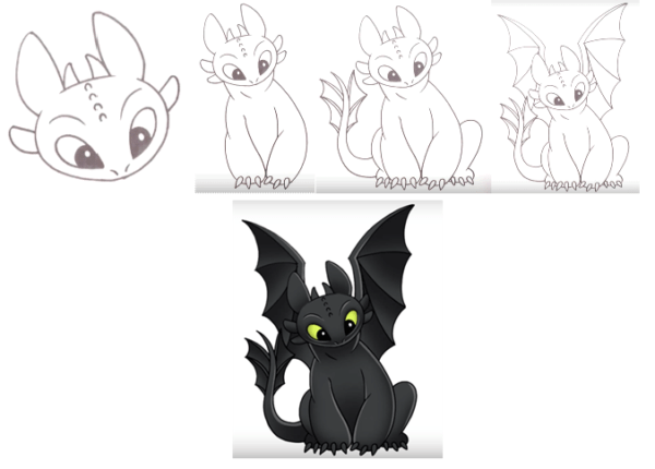 Лайн ночной фурии