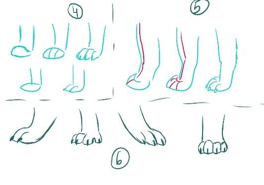 Кошачьи лапки для рисования