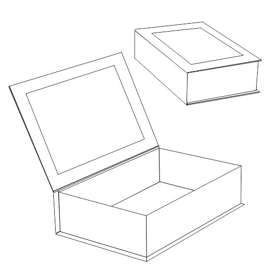 Нарисовать шкатулку