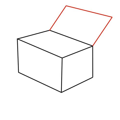 Поэтапное рисование шкатулки