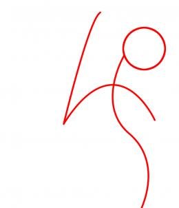 Поэтапное рисование демона