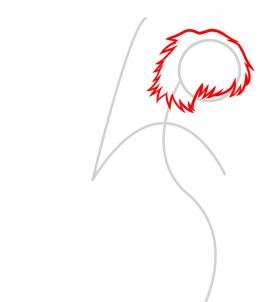 Рисовать дьявола поэтапно карандашом