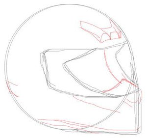 Каска поэтапное рисование