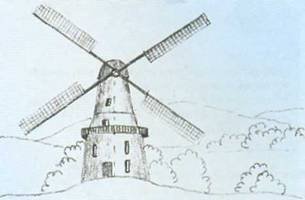 Мельница эскиз