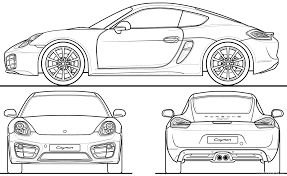 Porsche 911 Blueprint