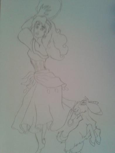 Как нарисовать Эсмеральду