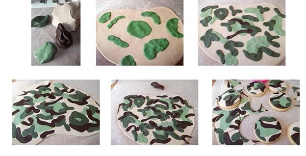 Камуфляж из мастики