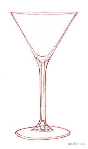 Бокал для срисовки