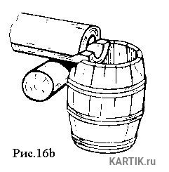 Раскраска деревянные бочки