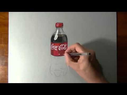 Кока кола для срисовки
