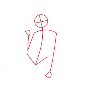 Схема рисования своего чертика