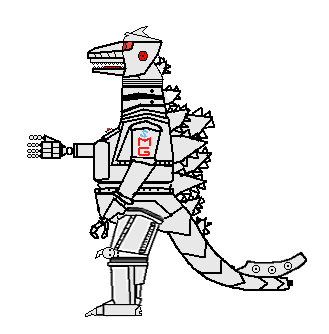 Мехагодзилла raskraska