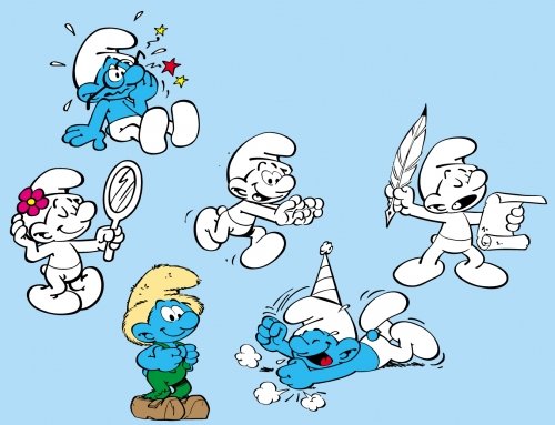 Поделка Смурфики