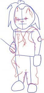 Чаки раскраска для детей