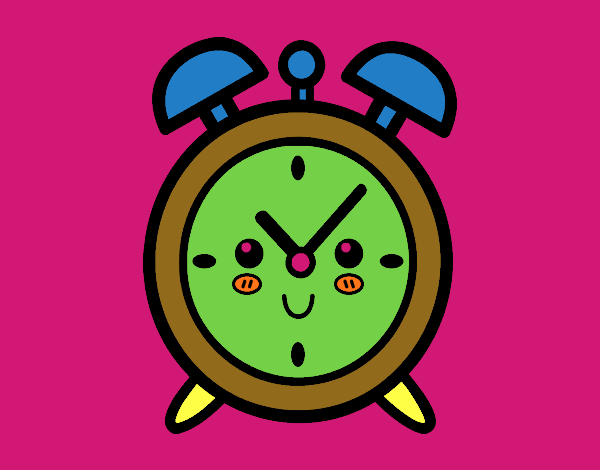 Поэтапное рисование часов для детей