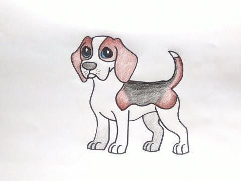 Рисунки собак простым карандашом