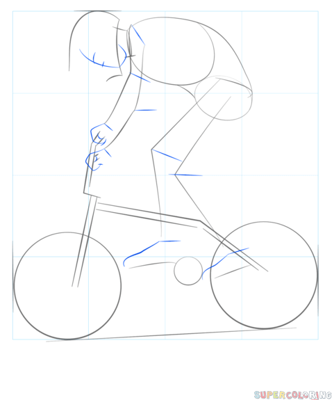 Туториал рисования велосипеда
