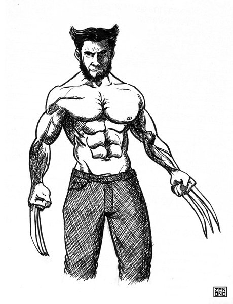 Рисунки Марвел Логан Росомаха