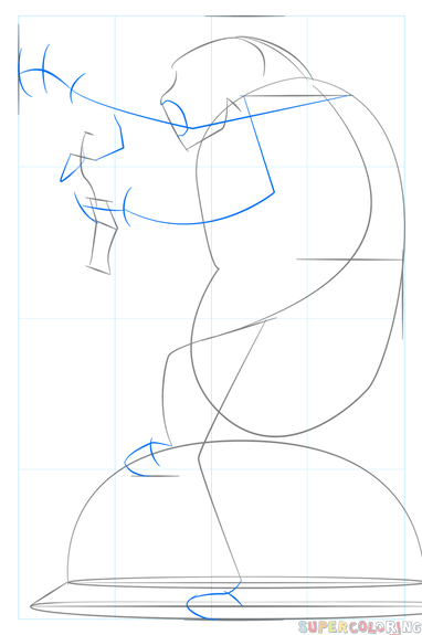 Этапы рисования Кинг Кримзан