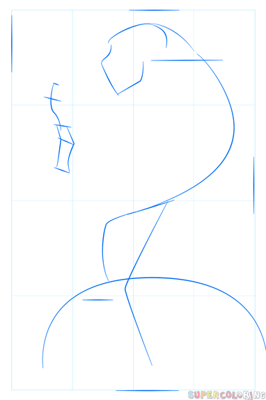 Кинг нарисовать поэтапно