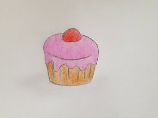 Кексик карандашом для начинающих