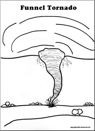Разукрашки Торнадо