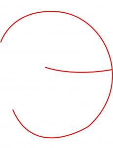 Трафарет полумесяц