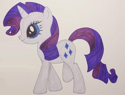 Рарити карандашом