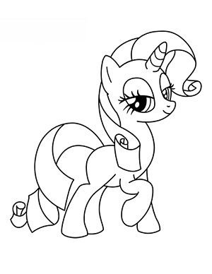 Рисунки для срисовки пони Дружба
