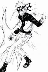 Наруто расенган раскраска