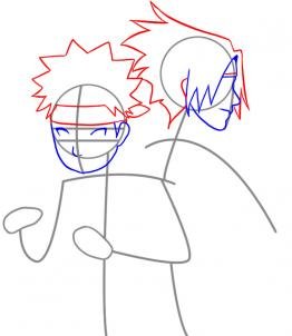 Наруто Чиби с расенганом