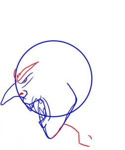 Тролль рисунок карандашом поэтапно для начинающих