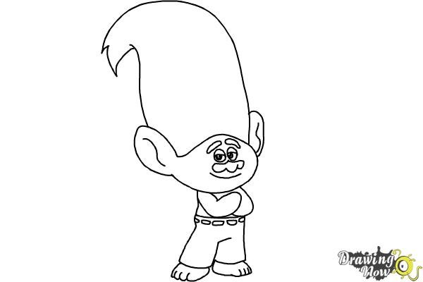 Поп Тролли рисовать