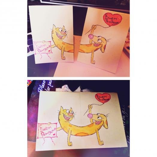 Как рисовать котопса для детей поэтапно