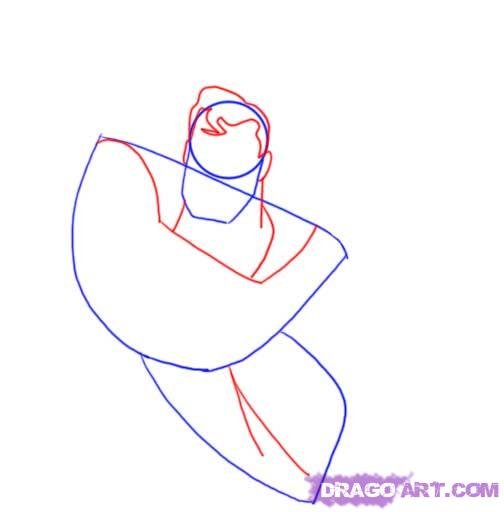 Супермен как нарисовать поэтапно карандашом для начинающих легкие