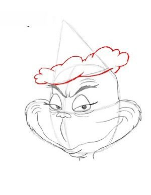 Гринч рисовать поэтапно