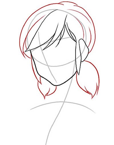 Поэтапное рисование Эльзы