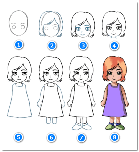 Мультяшная бабушка референс