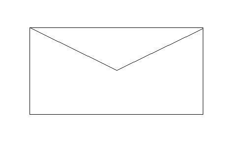 Почтовый конверт раскраска