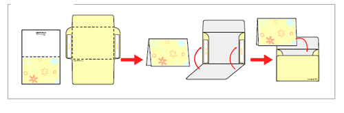 Сделать конверт для флешки