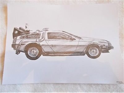 Скетчи DELOREAN DMC-12