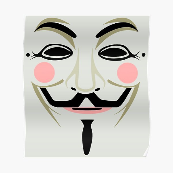 Маска Анонимуса гиф