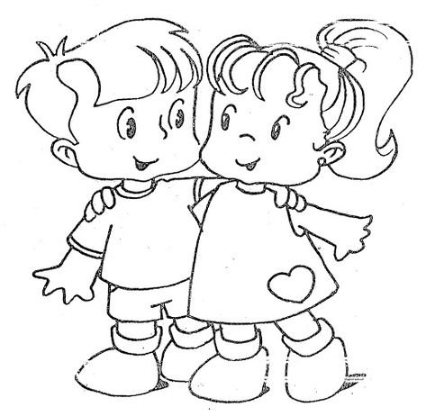 Как нарисовать дружбу (63 фото)