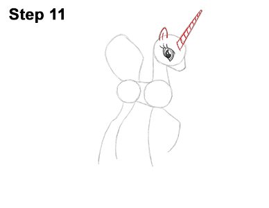 Легко нарисовать Селестию легко поэтапно для 7 лет